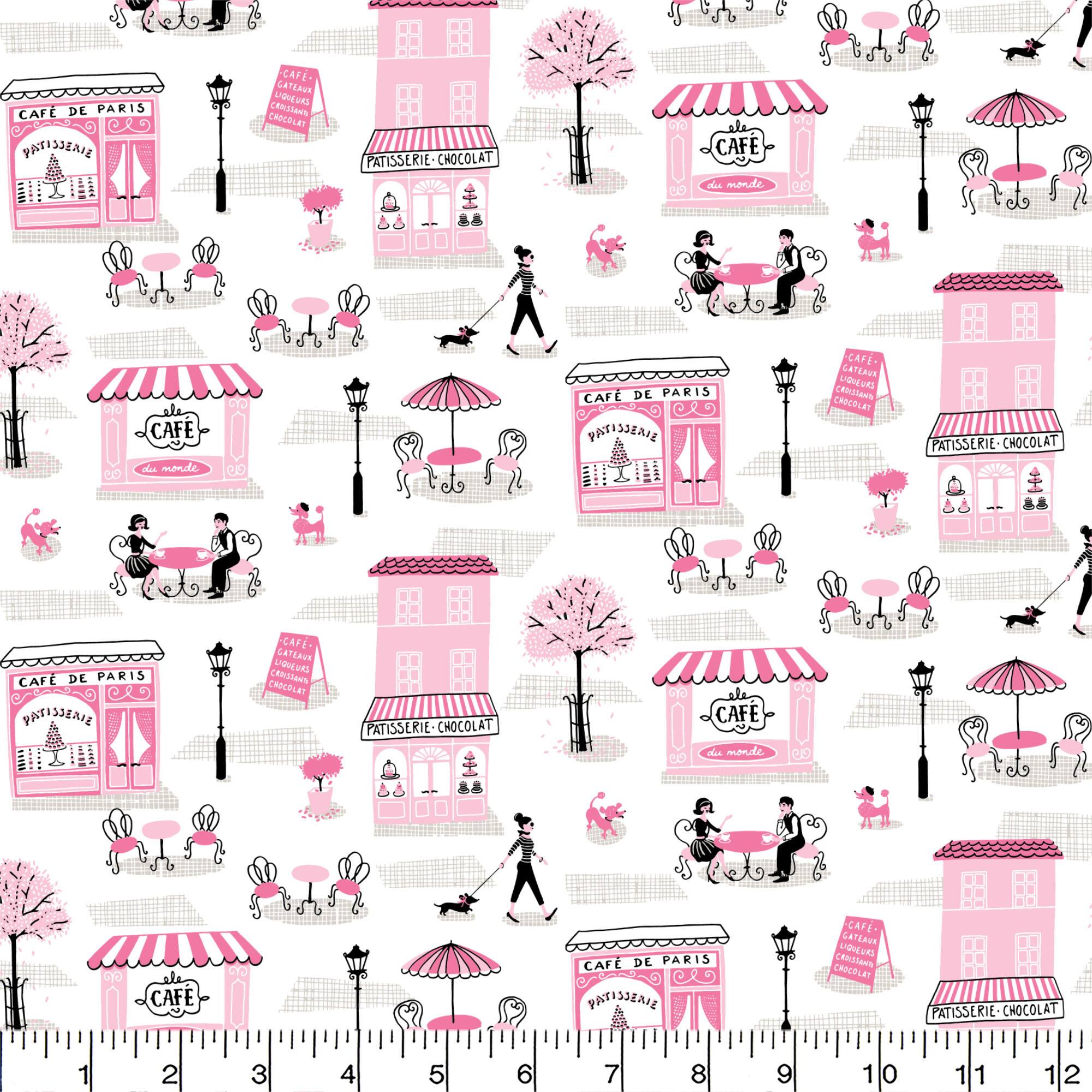 Camelot Fabrics Spring in Paris Cotton Fabric